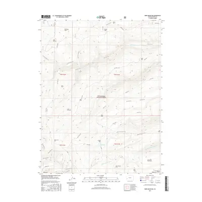 2016 Map of Snipe Mountain, 2016 Print