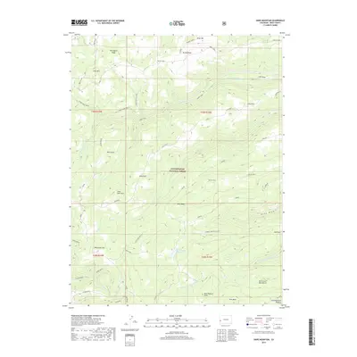 2019 Map of Snipe Mountain, 2019 Print
