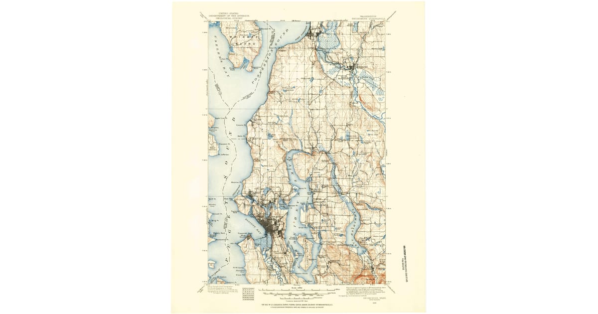 1890s Maps of Esperance WA Pastmaps - Snohomish King County Wa Usgs Topo 1895 P1954 Og 1200x630