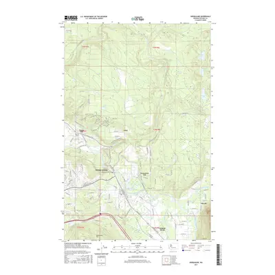 2017 Map of Snoqualmie, 2017 Print