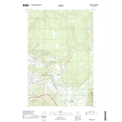 2020 Map of Snoqualmie, 2020 Print