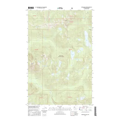 2017 Map of Snoqualmie Lake, 2017 Print