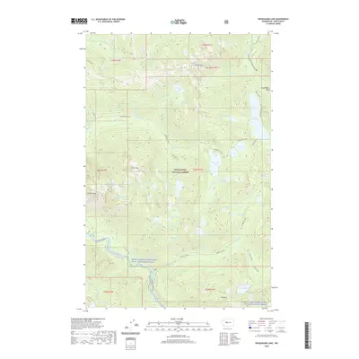 2020 Map of Snoqualmie Lake, 2020 Print