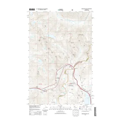 2014 Map of Snoqualmie Pass, 2014 Print