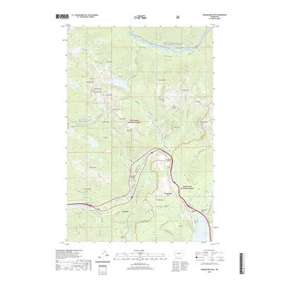 2020 Map of Snoqualmie Pass, 2020 Print