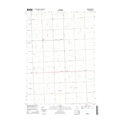 2014 Map of Snover, 2014 Print