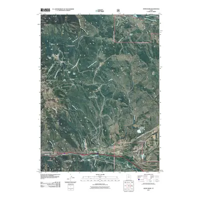 2011 Map of Snow Basin, 2011 Print
