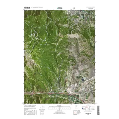 2017 Map of Snow Basin, 2017 Print