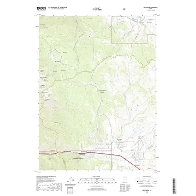 2020 Map of Snow Basin, 2020 Print