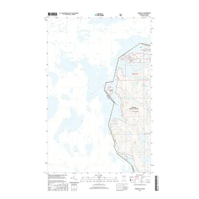 2016 Map of Snow Bay, 2016 Print