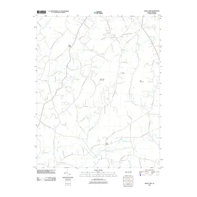 2010 Map of Snow Camp, 2010 Print