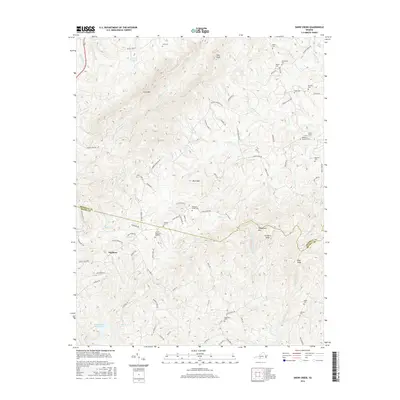 2016 Map of Snow Creek, 2016 Print