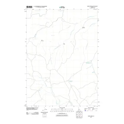2010 Map of Snow Creek, 2010 Print