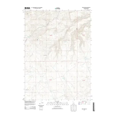 2013 Map of Snow Creek, 2013 Print