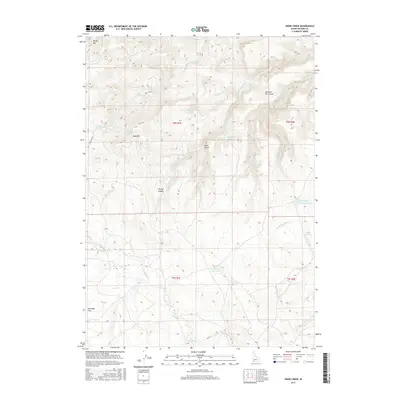 2017 Map of Snow Creek, 2017 Print