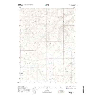 2020 Map of Snow Creek, 2020 Print