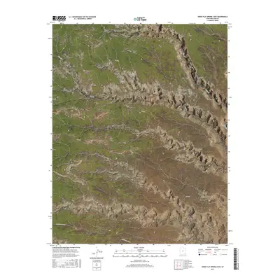 2017 Map of Snow Flat Spring Cave, 2017 Print