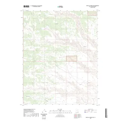 2023 Map of Snow Flat Spring Cave, 2023 Print