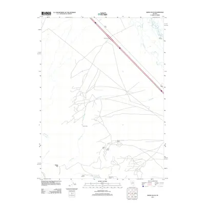 2011 Map of Snow Gulch, 2011 Print