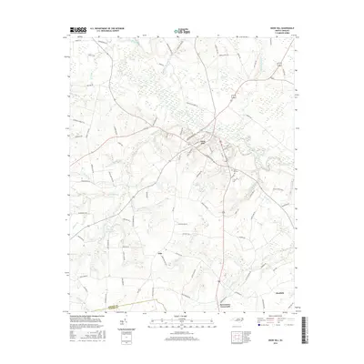 2016 Map of Snow Hill, 2016 Print