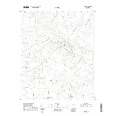2019 Map of Snow Hill, 2019 Print