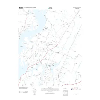 2013 Map of Snow Hill, 2013 Print