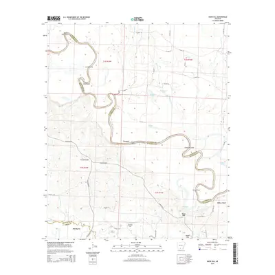 2014 Map of Snow Hill, 2014 Print