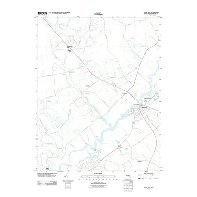 2011 Map of Snow Hill, 2011 Print