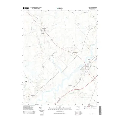 2014 Map of Snow Hill, 2014 Print