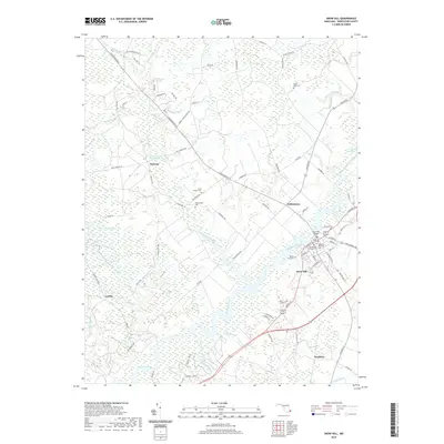 2019 Map of Snow Hill, 2019 Print