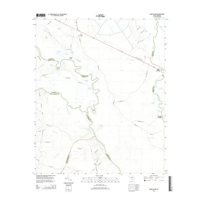 2014 Map of Snow Island, 2014 Print