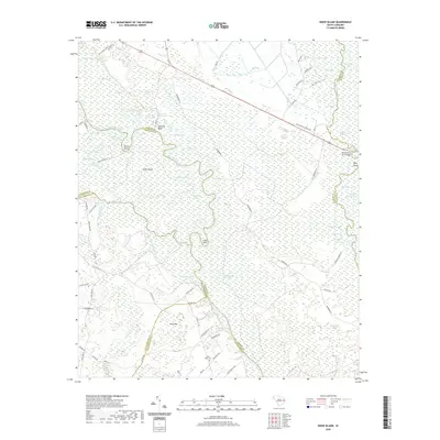 2020 Map of Snow Island, 2020 Print
