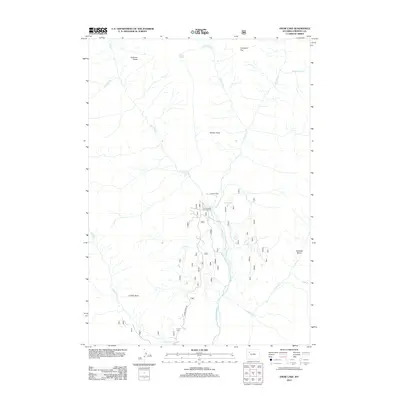 2012 Map of Snow Lake, 2012 Print