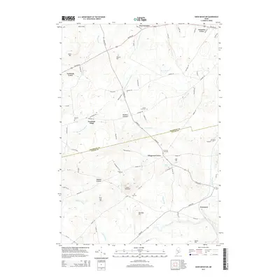 2014 Map of Snow Mountain, 2014 Print