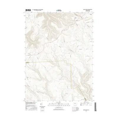 2016 Map of Snow Shoe NE, 2016 Print