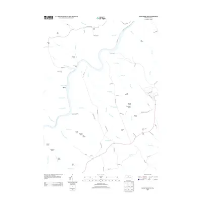 2013 Map of Snow Shoe NW, 2013 Print