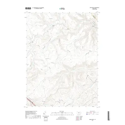 2019 Map of Snow Shoe SE, 2019 Print