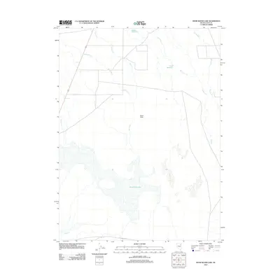 2012 Map of Snow Water Lake, 2012 Print