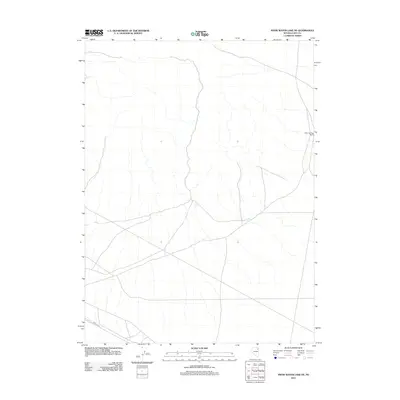 2012 Map of Snow Water Lake NE, 2012 Print