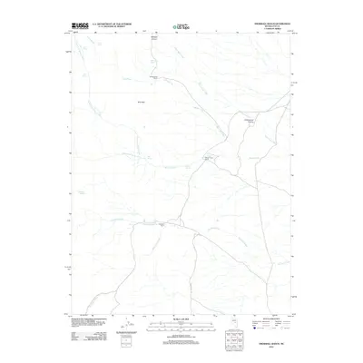 2012 Map of Snowball Ranch, 2012 Print