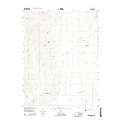 2014 Map of Snowball Ranch, 2014 Print