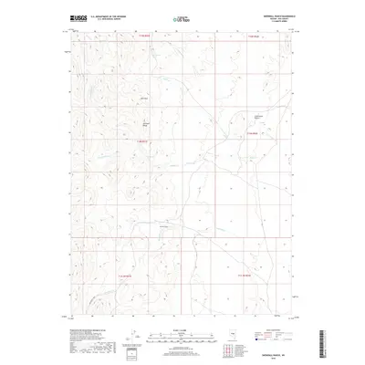 2018 Map of Snowball Ranch, 2018 Print