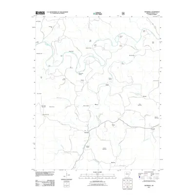 2011 Map of Snowball, 2011 Print