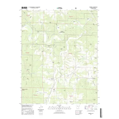2017 Map of Snowball, 2017 Print
