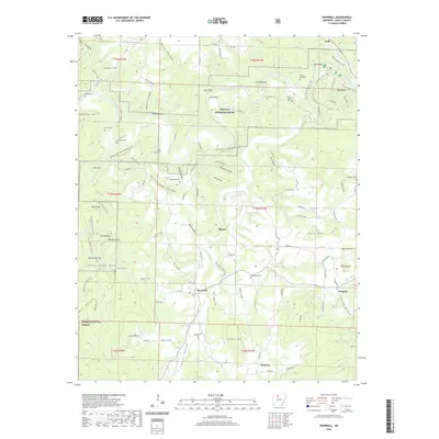 2020 Map of Snowball, 2020 Print