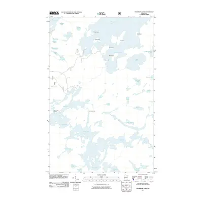 2011 Map of Snowbank Lake, 2011 Print