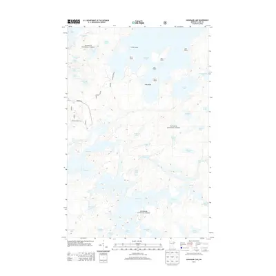 2013 Map of Snowbank Lake, 2013 Print