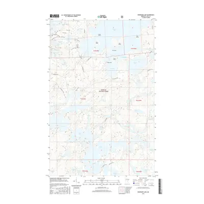 2016 Map of Snowbank Lake, 2016 Print