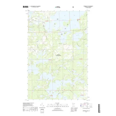 2019 Map of Snowbank Lake, 2019 Print