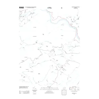 2013 Map of Snowden, 2013 Print